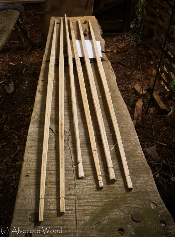 Longbows after two days work
